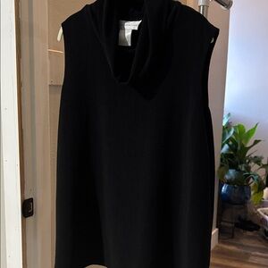 ✅Susan Graver Black Cowl Neck Sweater